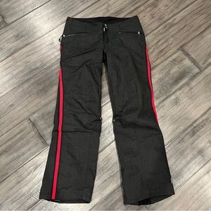 Bogner Fire and Ice Charcoal Gray and Red Ski Pants - Size 10